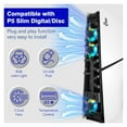 thumbnail image 5 of Prociv RGB Cooling Fan for PS5 Slim,Cooler Fan for Gaming Console,Cooling System for Playstation 5 Slim,Horizontal Cooling Accessories,with 3 High-Speed Cooling Fans (Black), 5 of 12