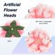 thumbnail image 2 of Uxcell 16-Pack Cabezas de Peonías Artificiales, Cabeza de Peonía de Seda Falsa de 2.4 Pulgadas para Boda/Ramo/Pared de Flores[Rojo Claro, 6cm], 2 of 7