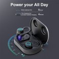 thumbnail image 5 of Audífonos inalámbricos verdaderos, actualización 5.1 Emparejamiento automático Auriculares intrauditivos estéreo de alta fidelidad con micrófono incorporado y estuche de carga para correr deportes Negro ACTIVE  Biensenido a ACTIVE, 5 of 5