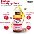 thumbnail image 5 of De La Cruz 100% Pure Multi Benefit Castor Oil, Expeller Pressed USP Grade Castor Oil for Hair, Skin, Eyelashes & Eyebrows,  2 Fl Oz, 2 Pack, 5 of 10