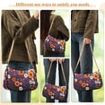 thumbnail image 4 of FORMRS Womens Shoulder Bag with Chain Strap Clutch Purse Cute Tote Handbag, Purple Flowers, 4 of 7