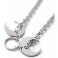 thumbnail image 2 of Gothic Crescent Moon Choker Necklace, Crescent Moon Zinc Alloy Pendant, Goth Gift For Women (Zinc Alloy Moon), 2 of 5
