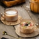 thumbnail image 2 of Juego de 2 tazas de café Gezzeny de vidrio con relieve ámbar, 14 onzas, 2 of 7