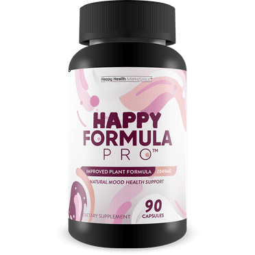 Happy Formula Pro - Our Best Vitamin D Mood Support Supplement - Natural Mood Support Supplements for Women, Calm Mood Support Supplements for Men - Postpartum Mood Support - Men & Womens Mood Support