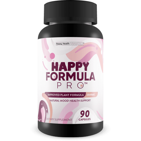 Happy Formula Pro - Our Best Happy Pills Vitamin D Mood Support Supplement - Happpy Supplements Natural Mood Support Supplements for Women, Mood Support Supplements for Men - Postpartum Mood Support