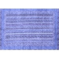 thumbnail image 1 of Ahgly Company Machine Washable Indoor Rectangle Abstract Blue Modern Area Rugs, 7' x 10', 1 of 4