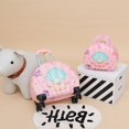 thumbnail image 4 of Healing Suitcase Cartoon Shell Children's Suitcase ABS+PC Material Small and Lightweight Pink suitcase, 4 of 5