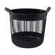 thumbnail image 4 of Cesta grande para la colada, cesta de almacenamiento, organizador portátil, almacenamiento decorativo para aperitivos, cesto para la colada, caja de Negro, 4 of 9