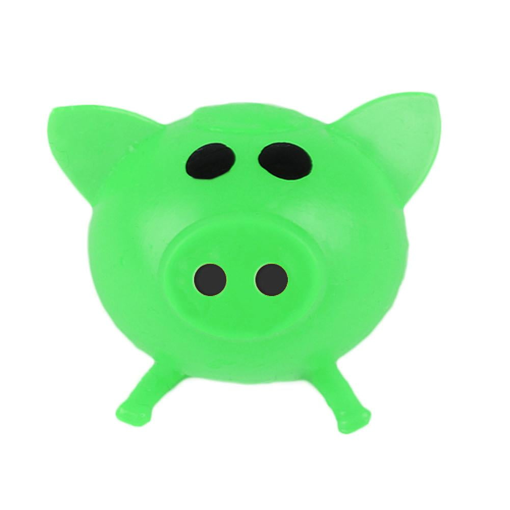 Details about   Adult Decompression Toy Cartoon Pig Head Fidget Pressure Vent Ball Green A#S 