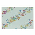 thumbnail image 1 of Stars Cutting Board, Illustration of Colorful Star Lines Cartoon Style Nursery Pattern Diagonal Design, Decorative Tempered Glass Cutting and Serving Board, in 3 Sizes, by Ambesonne, 1 of 2