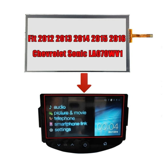 7" Radio Touch Screen LA070WV1 MYLINK Navigation For Chevy Spark Sonic 2012-2016