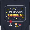 thumbnail image 3 of Instant Message - Classic Gamer - Men's Crew Neck Fleece Pullover, 3 of 6