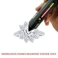 thumbnail image 7 of AFFY 1.70 Carat Round Cut Lab Created Moissanite Diamond Flower Engagement Wedding Ring In 14K White Gold Over Sterling Silver Jewelry For Women (VVS1 Clarity)-4, 7 of 7