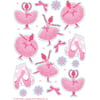 Creative Converting Tutu Much Fun Ballerina Value Stickers 4 Sheet Per Pack