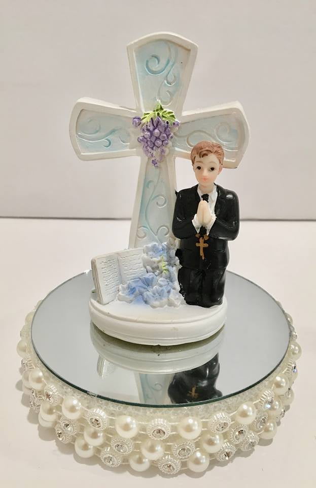 boy first holy communion decorations centerpieces