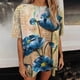 thumbnail image 5 of Blusa informal de manga corta con estampado de flores y mangas cortas para mujer Fridja gope3073, 5 of 6