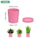 thumbnail image 3 of Uxcell 4 Paquete de Macetas de 3.5 pulgadas Macetas de Plástico con Agujeros de Drenaje para Plantas de Cactus para Plantas de Interior Rosa, 3 of 7