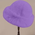 thumbnail image 6 of MESSUEN Faux Fur Hat Bucket Hats for Woman Brimless Hat Fishing Hat Winter Hats for Women Warm Hats for Women Funny Hats Z Dark Purple One Size, 6 of 6