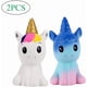 thumbnail image 1 of Paquete de 2 juguetes blandos de unicornio, juguetes perfumados de crecimiento lento, juguetes blandos de animales, juguetes antiestrés, kawaii, 1 of 4