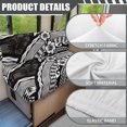 thumbnail image 6 of FOR U DESIGNS Hibiscus Floral Print 2 Pcs RV Dinette Cushion Covers Elastic Camper Cushion Slipcover Non-Slip RV Couch Cover Furniture Protector for RV Camper Car Bench, 6 of 7