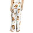 thumbnail image 3 of Fotbe Tigers go in for Sports Women's Pajama Pants,Sleepwear Pants,Pj Bottoms Drawstring And Pockets-Small, 3 of 9