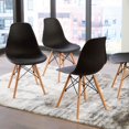 thumbnail image 4 of Heavenly Collection Eiffel Black Wood Chair, 4 of 9