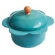 thumbnail image 1 of Tazón De Fideos Instantáneos En Forma De Girasol De Acero Inoxidable: Recipiente De Comida De Estilo Japonés con Tapa(Azul eléctrico), 1 of 12