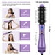 thumbnail image 2 of Cepillo de aire caliente, secador y voluminizador de un solo paso Aima Beauty Salon, cepillo secador de pelo 4 en 1, herramientas de peinado, morado-redondo, 2 of 5