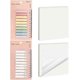 thumbnail image 1 of Transparent Sticky Tabs for Books, 500 Repositionable Page Markers with Morandi Colors & Clear Labels, 1 of 5