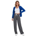 thumbnail image 2 of Rosvigor Plus Size Womens Sweatpants Color Block Pants High Waisted Pants with Pockets for Workout Travel Outdoor Lounge, 2 of 6