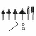 thumbnail image 1 of Bosch RBS006TES 6 pc. Carbide-Tipped Trim and Edging Router Bit Set, 1 of 9