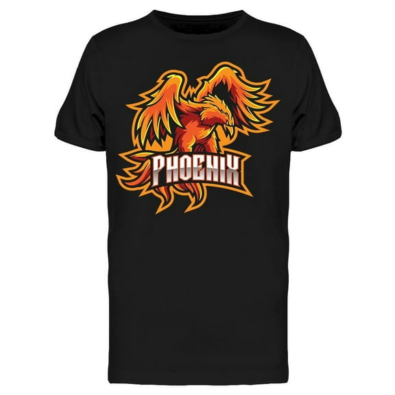 Phoenix Orange Icon T-Shirt Men -Image by Shutterstock, Male 3X-Large