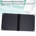thumbnail image 4 of Panel Solar, Silicon Monocristalino de Alta Eficiencia del Cargador de Panel Solar de 16W para acampar, 4 of 7