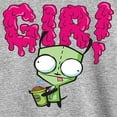 thumbnail image 3 of Invader ZIM - GIR Drinking with Slime on His Name - Toddler And Youth Short Sleeve Graphic T-Shirt, 3 of 5