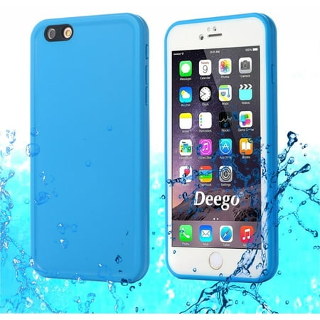 iPhone 6S Plus Waterproof Case,TPU Ultra Slim Thin Light Shockproof Dirt Proof Hard Case Cover for iphone 6 Plus 5.5"