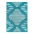 thumbnail image 3 of Unique Loom Kai Collection Area Rug - Warrior (4' x 6' Rectangle Turquoise/Ivory), 3 of 7