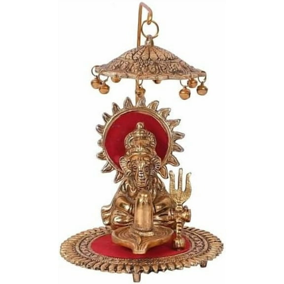 Ganesh Shiv Ji Idol Murti Idol Sculpture Decorative Showpiece Gift for Home and Office Temple, Gold