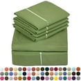 thumbnail image 2 of 6 Piece Premium Bamboo Sheet Set, Deep Pockets, 60 Colors, by Sacred Thread, 2 of 2