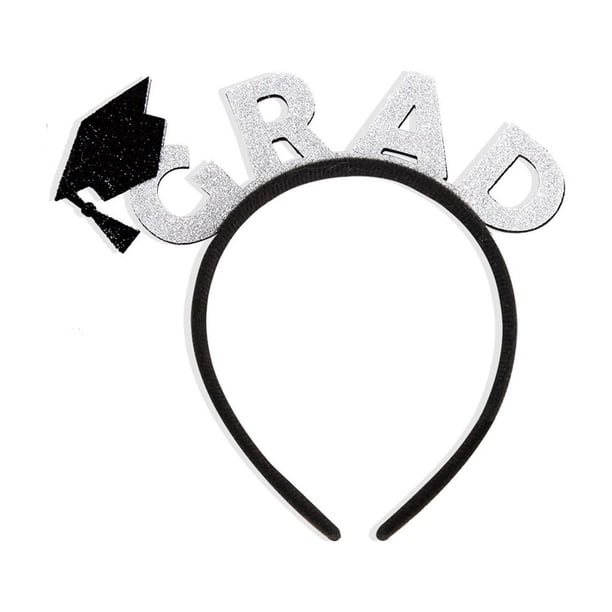 ¡Venta caliente! Sombreros colgantes del oído del aro del pelo de la temporada de graduación, diadema de la decoración de la graduación