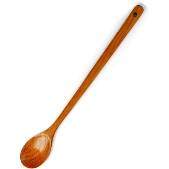 Extra Long Handle Wooden Spoon -19.7 inch Wooden Kitchen Utensils Wood Stirring Wood Soup Cooking Mixing Hardwood Cookware
