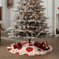 thumbnail image 6 of Bingfone Christmas Tree Skirt Mat Christmas Decoration Interior 30"-Red Ladybug, 6 of 8