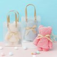 thumbnail image 5 of Harlier Bear Shape Bath Towel, Soft Coral Fleece Hand Towels, Bear Towel with Exquisite Bags for Wedding Graduation Valentine's Day Baby Shower Birthday Souvenir Supplies (Pink), 5 of 8