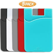Phone Card Holder, SHANSHUI Ultra Slim Credit&ID Card Holder Wallet Stick on Compatible with iPhone, Android & Most
