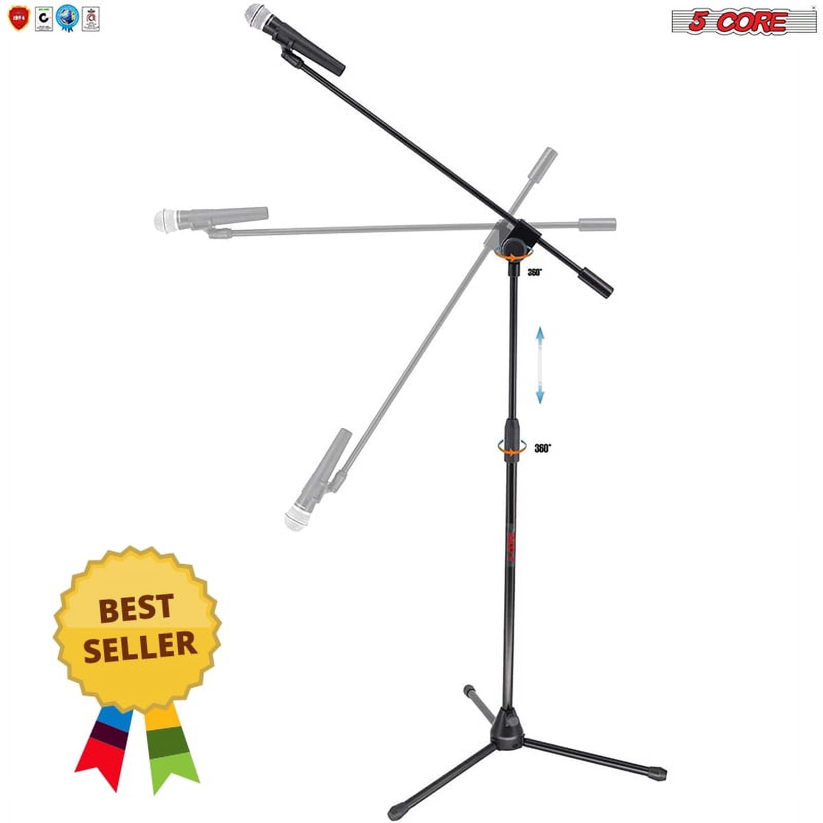 360° Rotating Microphone Stand Mic Clip Boom Arm Foldable Tripod M300 5 Core