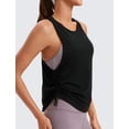 thumbnail image 3 of Musculosa CRZ YOGA de Algodón Pima con Frunces Laterales y Espalda Deportiva XS, 3 of 6