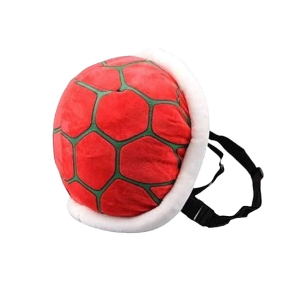 Red Turtle Backpack Turtle Shell Backpack Cosplay Clothing Accessories Props Soft Plush Cartoon Toy 11.4 inches
