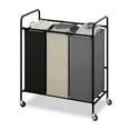 thumbnail image 2 of Ataucjin 2/3-Bag Laundry Sorter Cart Rolling Laundry Hamper With Lockable Wheels And Removable Bags 2/3 Section Large Laundry Basket Organizer Clothes Separator Hamper For Toys Storage, 2 of 6
