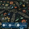 thumbnail image 6 of FairOnly 4'x6'Modern Farmhouse Washable Area Rug Pastoral Floral Non Slip Stain Resistant Mat for Bedroom Living Room Kitchen，Blue, 6 of 7