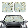thumbnail image 2 of Haiem Bees Car Windshield Sun Shade (2 Pieces) Foldable Windshield Sun Shade Car Accessories for Truck SUV Pickup-Medium, 2 of 7