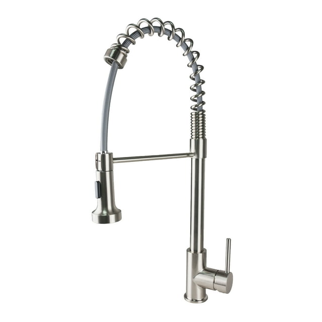 Mezcladora Monomando Fregadero Retractil Rubinett Domestico e Industrial Satinado